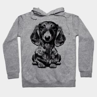 Dachshund, Wiener Dog Puppy, Doxie Mom Hoodie